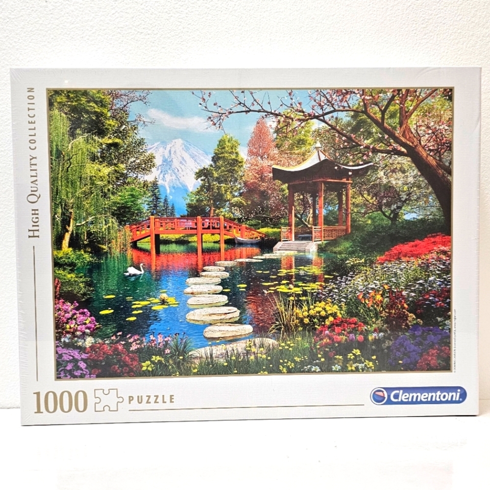 Clementoni High Quality Collection Fuji Garden 1000-Piece Jigsaw Puzzle